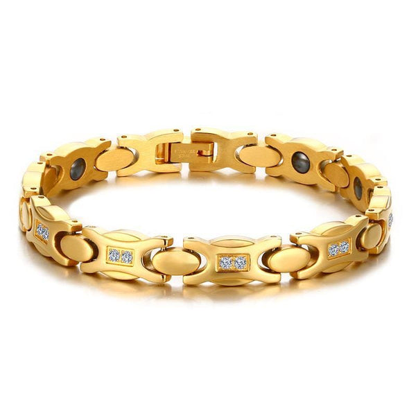 Womens Magnetic Bracelets Gold