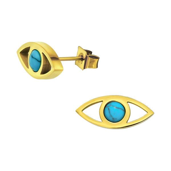 Evil Eye Turquoise  Earrings