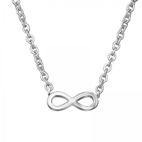 Steel Infinity Necklace