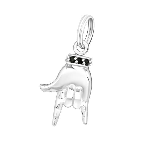 Silver Love Sign Charm