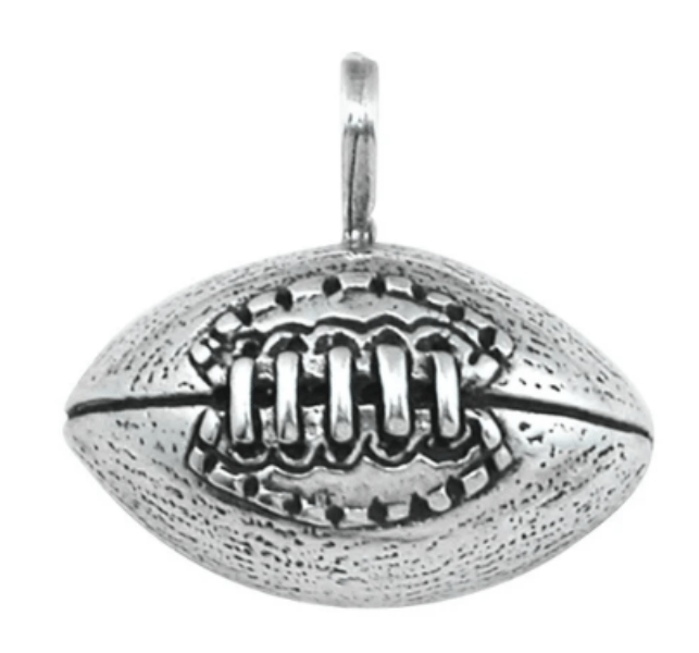 Sterling Silver Football Soccer Charm