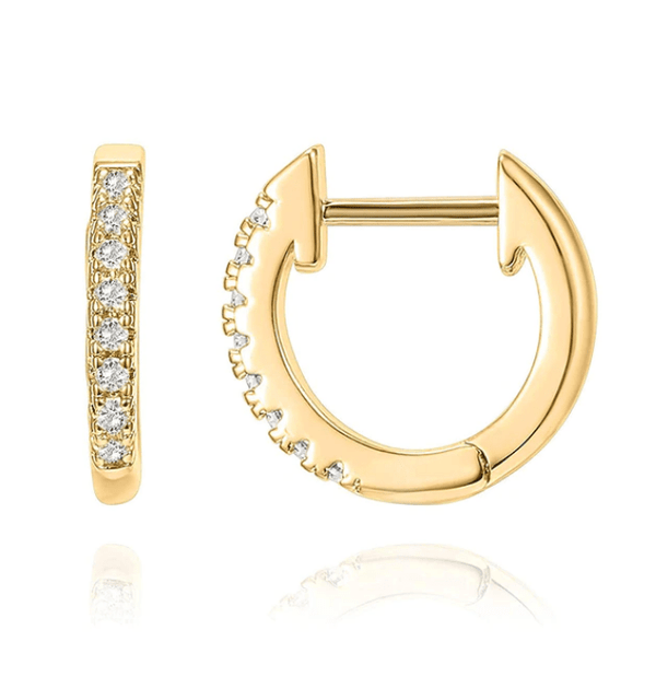  Silver Gold Hoop Earrings For women