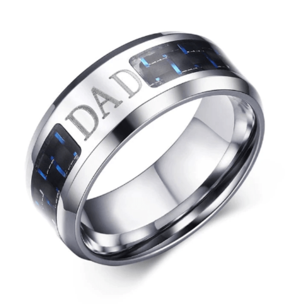 Silver Dad Ring