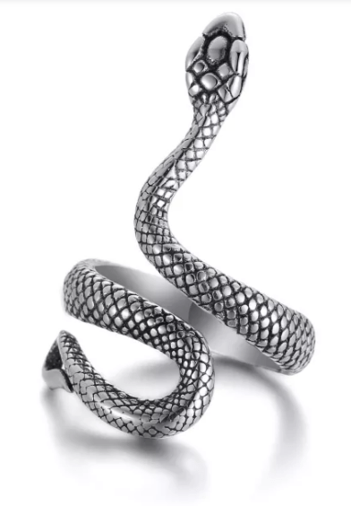 Steel Snake Ring