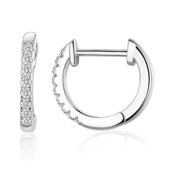Sterling Silver Hoop Earrings For women