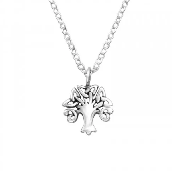 Silver Celtic Tree Necklace