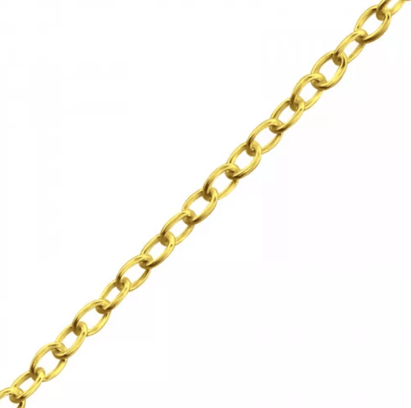 40cm Gold Plated Cable Chain With 5cm Extension