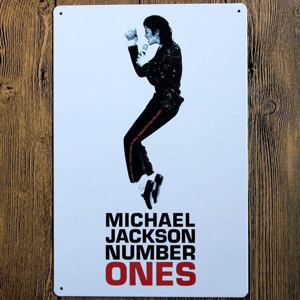 Michael Jackson Metal Tin Sign Poster