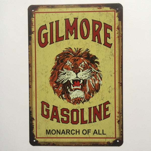 Gilmore Gasoline Tin Sign Poster