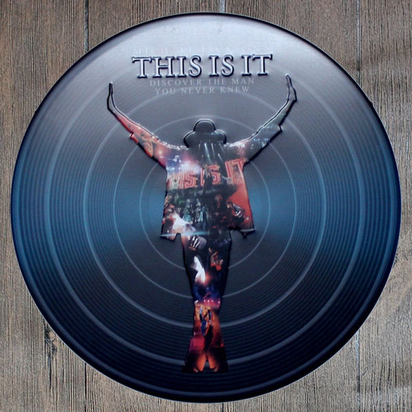 This Is It Round Embossed Metal Tin Sign Poster