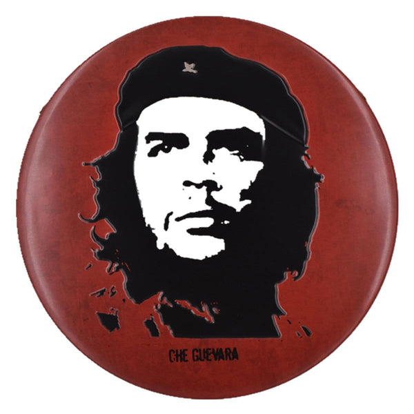 Che Guevara Round Embossed Metal Tin Sign Poster