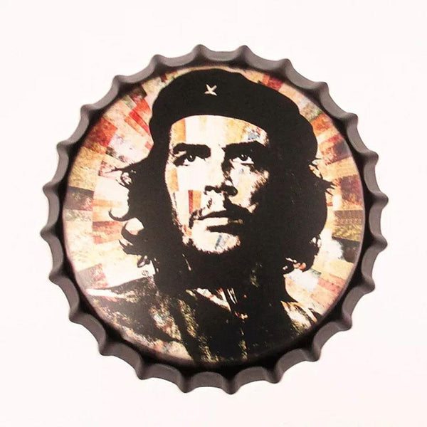 Che Guevara Beer Cap Metal Tin Sign Poster