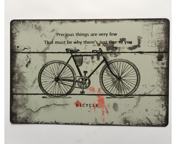 Vintage Cycle Metal Tin Poster