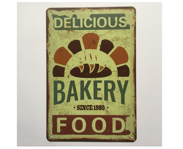 Bakery Food Metal Tin Sign Poster