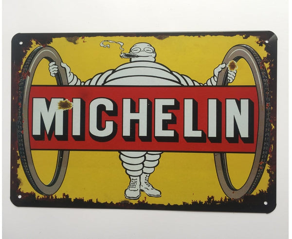 MicheLin Metal Tin Sign Poster