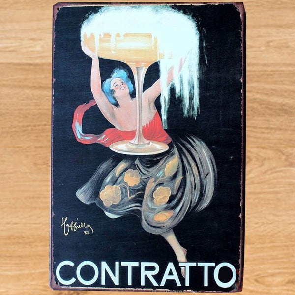 Vintage Metal Craft Beer Sign Tin Poster