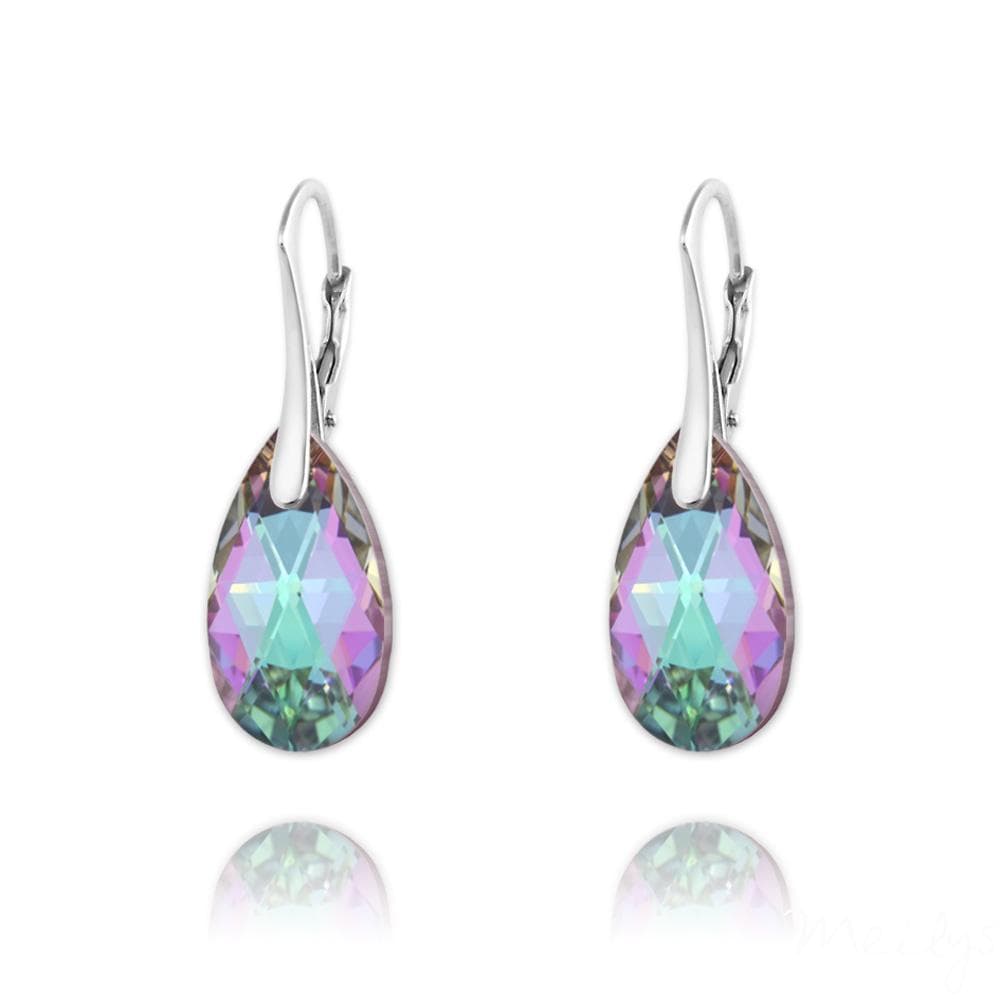 Multi Coloured Crystal Earrings