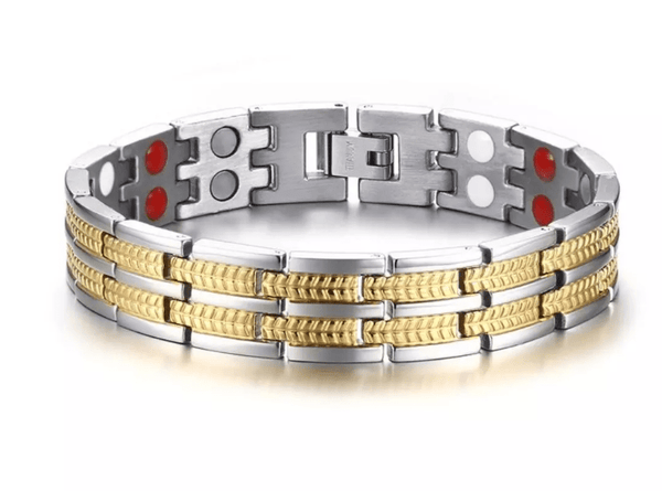 Magnetic Titanium  Health Gold   Bracelet