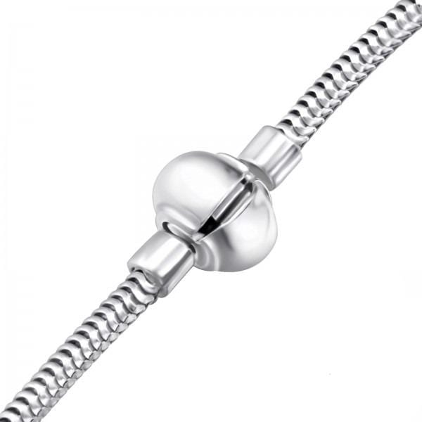 Lockable Silver Bracelet