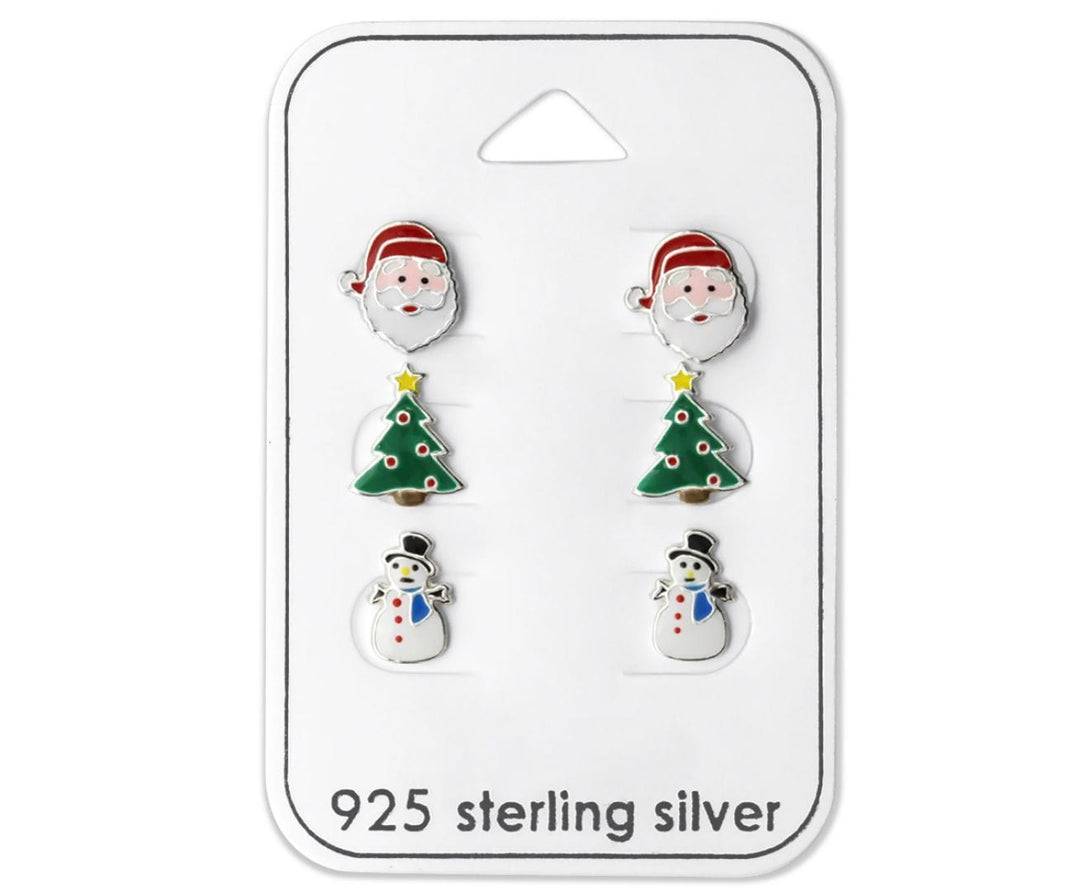 Kids Silver Christmas Jewellery Set 