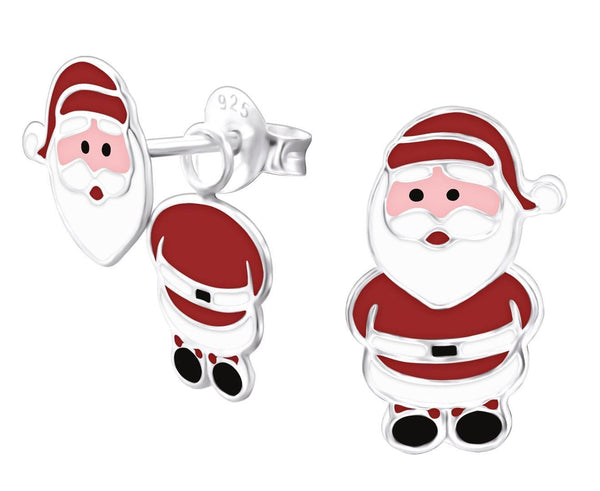 Kids Santa Claus Christmas Earrings