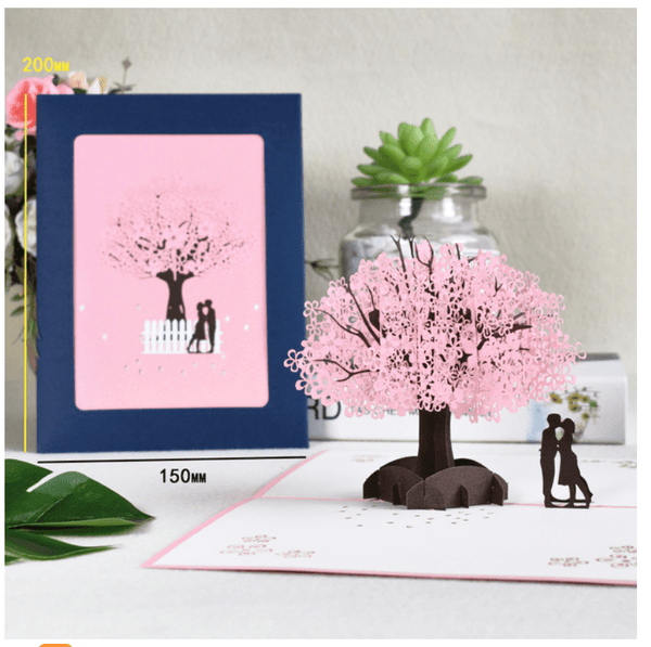 3D POp Up Couple Love Greeting Card