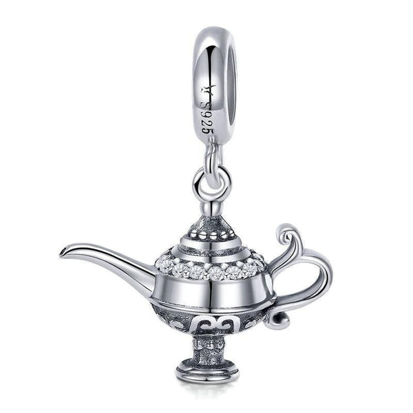 Silver Magic Lamp Charm