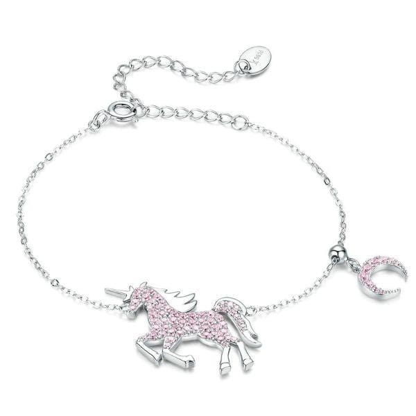 Silver Unicorn  Bracelet