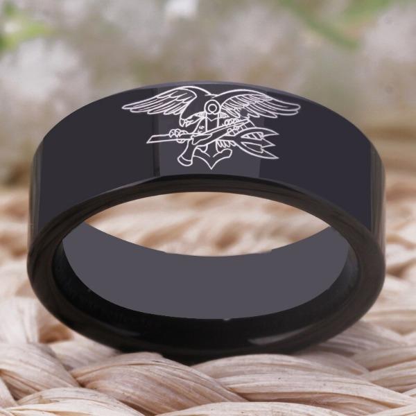 Military Tungsten Ring