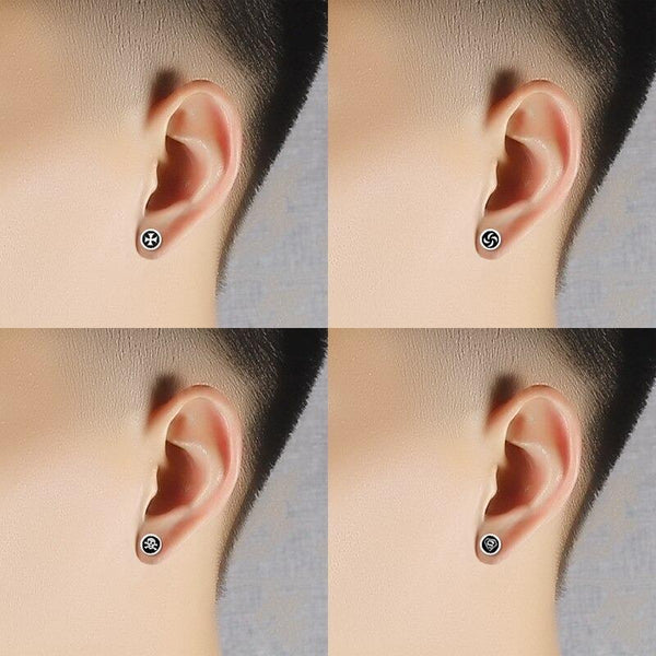 Magnetic Stud Earrings for Unpierced  Ears