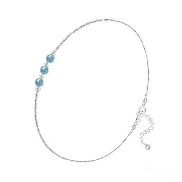Swarovski Crystal Bracelet Turquoise Beads