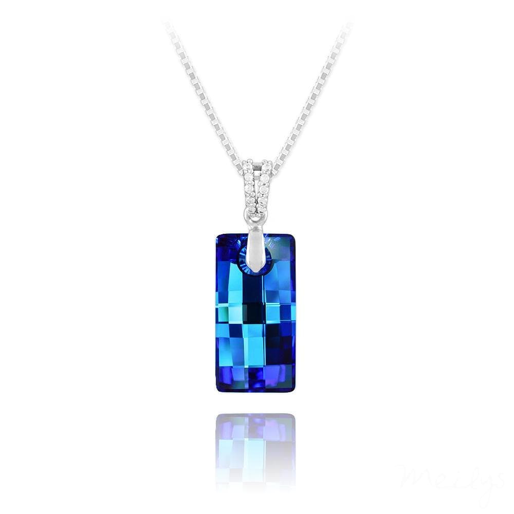 Swarovski Crystal Bermuda Blue Necklace