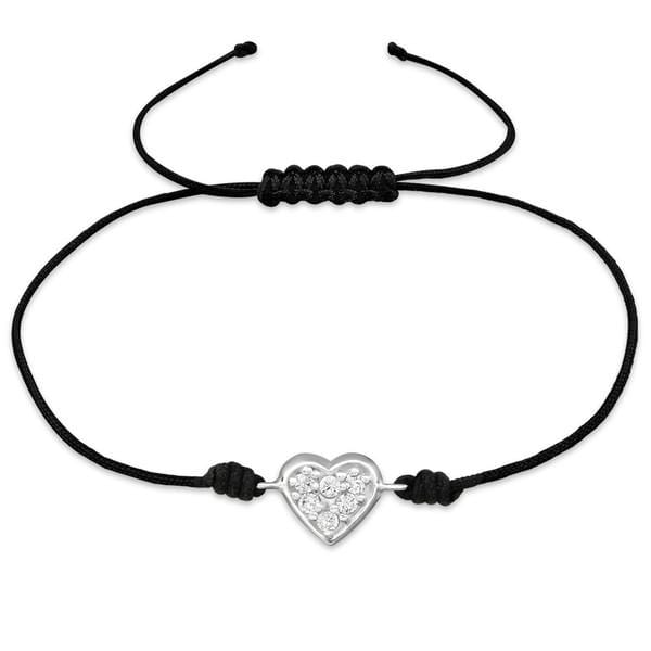 Silver Heart  Love Bracelet