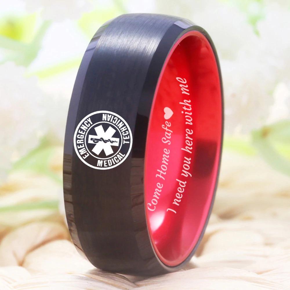 Paramedic Wedding & Engagement Ring