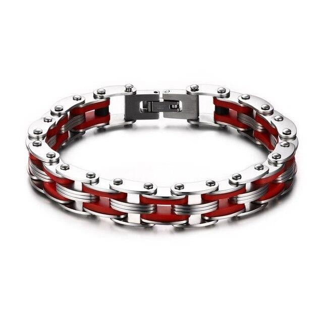 Stainless Steel Red Bangle  Bracelet