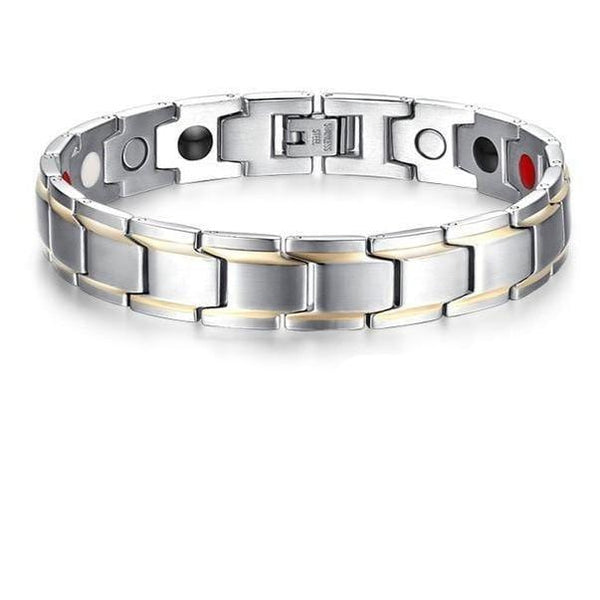 Magnetic Health  Silver  Bracelet for Men