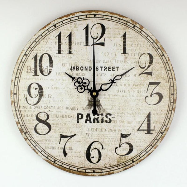Antique Silent Paris Wall Clock