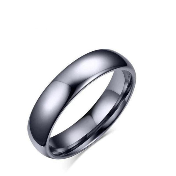 Engraved Tungsten  Blank Silver Wedding Ring for Women