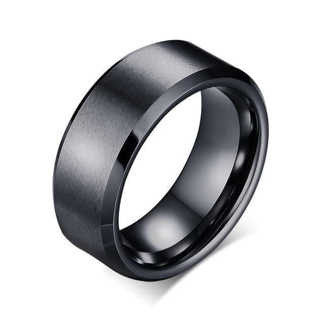 Tungsten Black Ring for Him