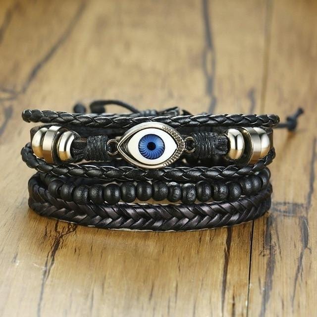 Evil Eye Bracelet Set