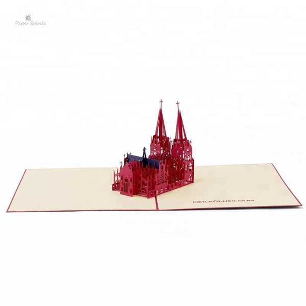 Coron Church 3D Pop Up Greeting Card
